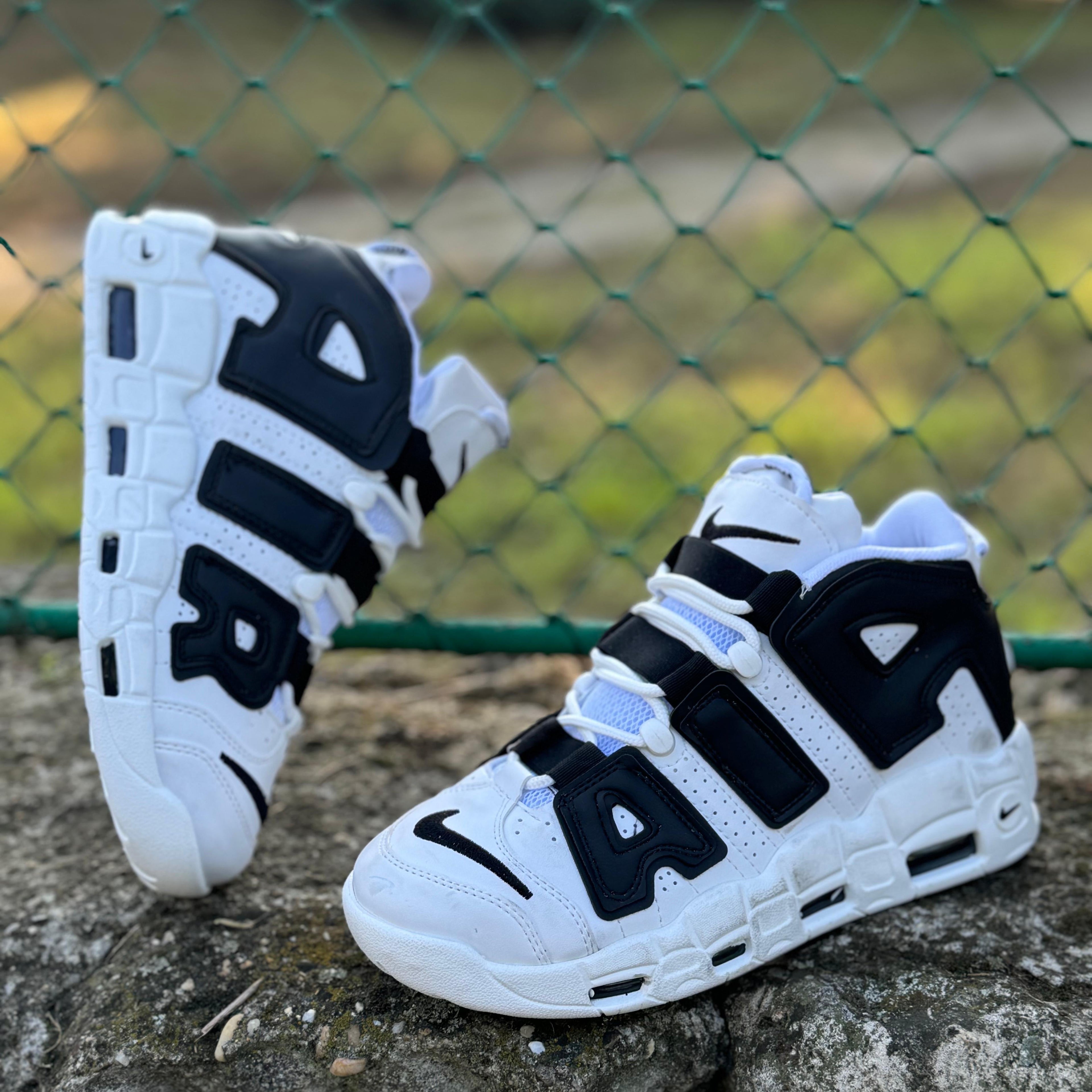 AIR MORE UPTEMPO Alb-Negru
