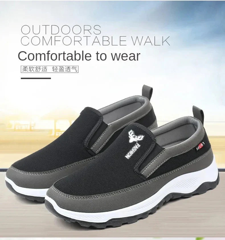 Men Casual Sneakers 2024 Spring New Lightweight Male Tennis Shoes Men Sneakers Soft Mesh Casual Shoes Outdoor Anti-Slip Shoes