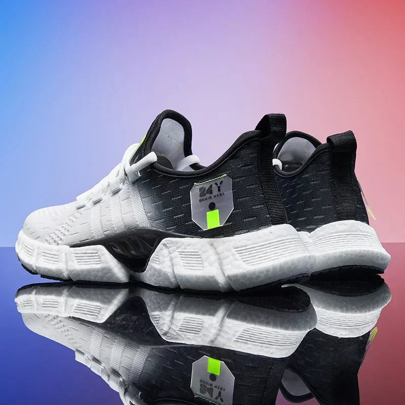 Pantofi ocazional pentru bărbați, ușori, de modă, pantofi de alergare, respirabili, pantofi de tenis, comozi, pantofi sport pentru jogging în aer liber