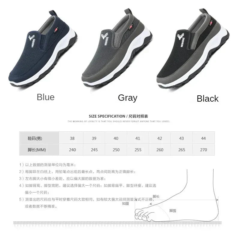 Men Casual Sneakers 2024 Spring New Lightweight Male Tennis Shoes Men Sneakers Soft Mesh Casual Shoes Outdoor Anti-Slip Shoes