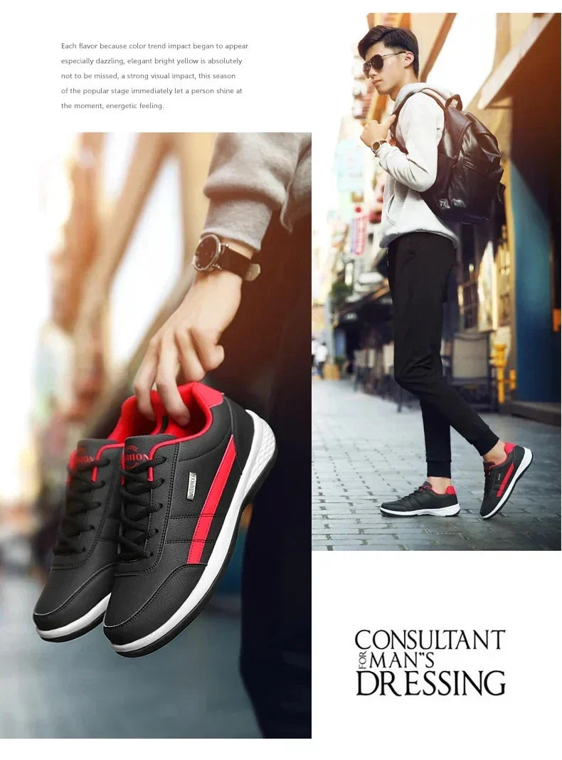Men Shoes Sneakers Trend Casual Breathable Leisure Male Sneakers Non-Slip Footwear Vulcanized Shoes