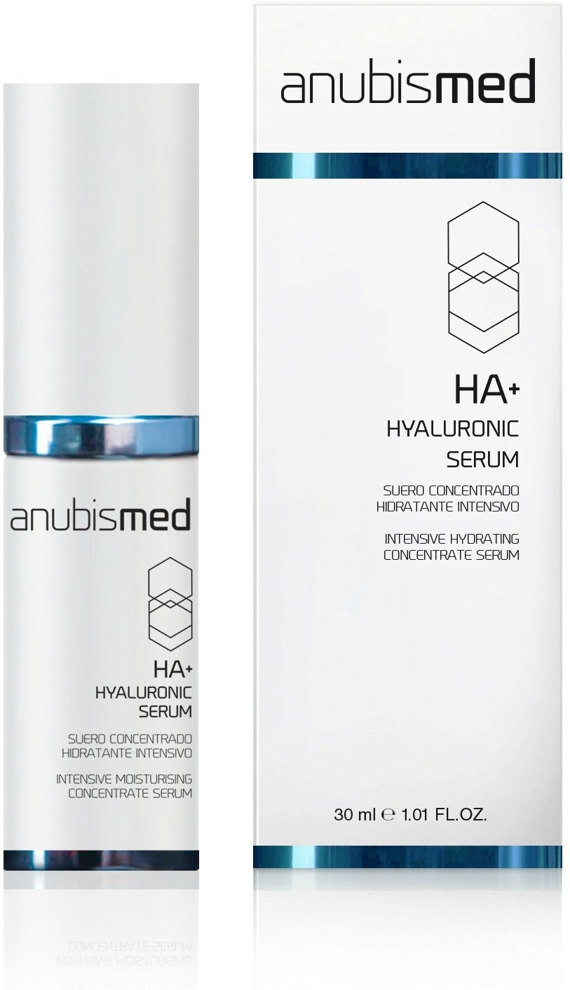 Serum concentrat cu acid hialuronic si vitamina E- ANUBISMED HA+ Hyaluronic Serum 30 ml
