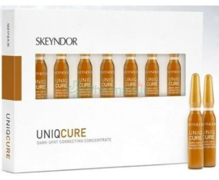 Fiole pentru corectarea culorii pielii - SKEYNDOR Uniqure Dark-Spot Correcting Concentrate 7x2ml