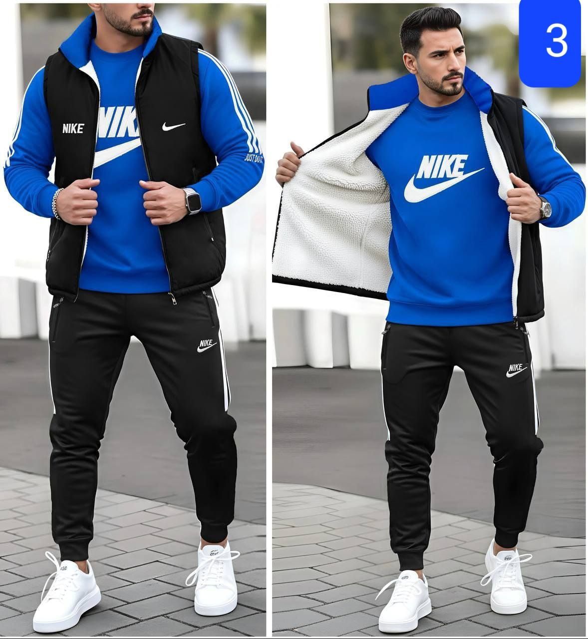 Set Trening 3 piese vătuit Nike –  Trening+Vesta Ly