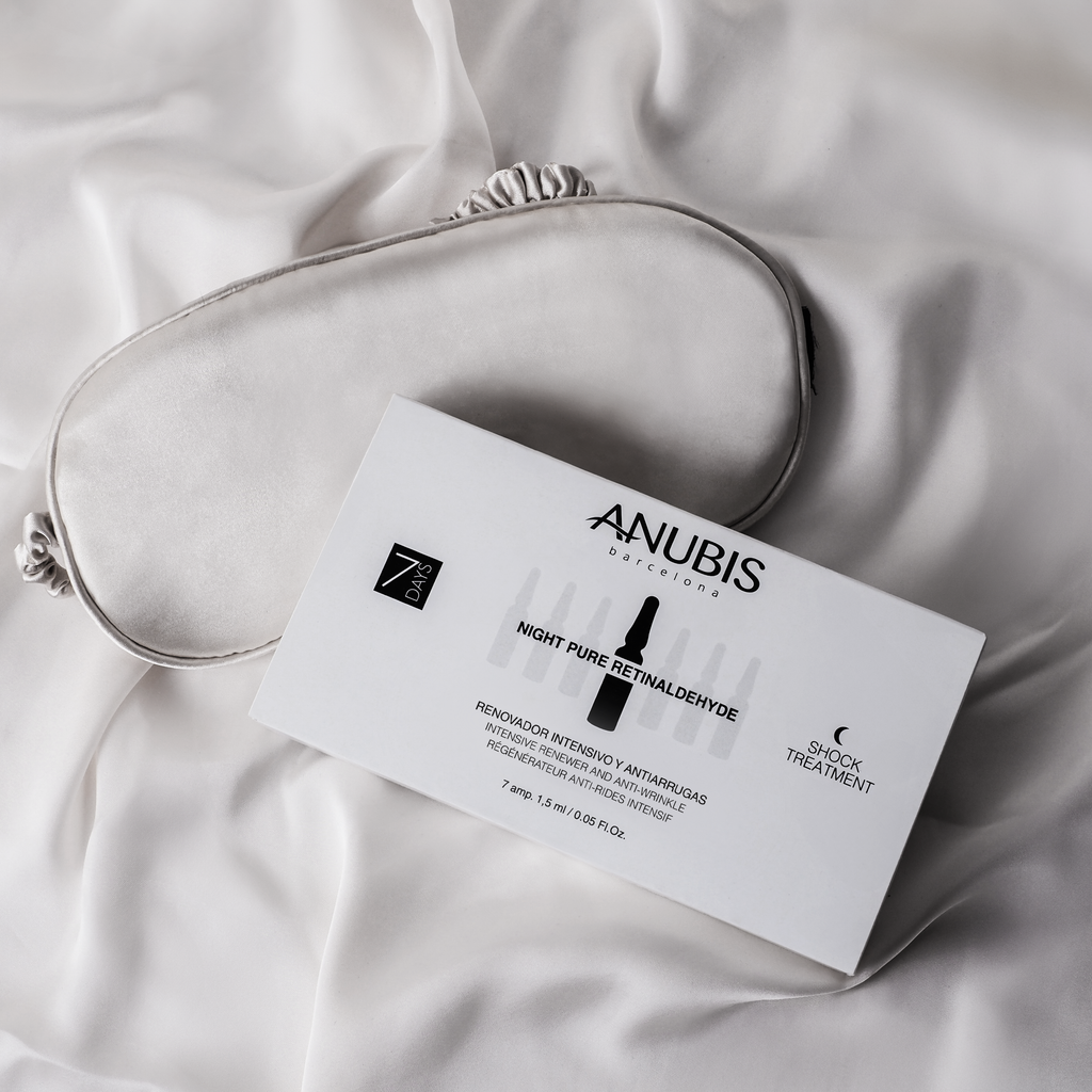 Tratament SOC 7 zile, reparator si antirid - ANUBIS 7 Days Treatment Night Pure Retinaldehyde 7 fiole x 1,5 ml