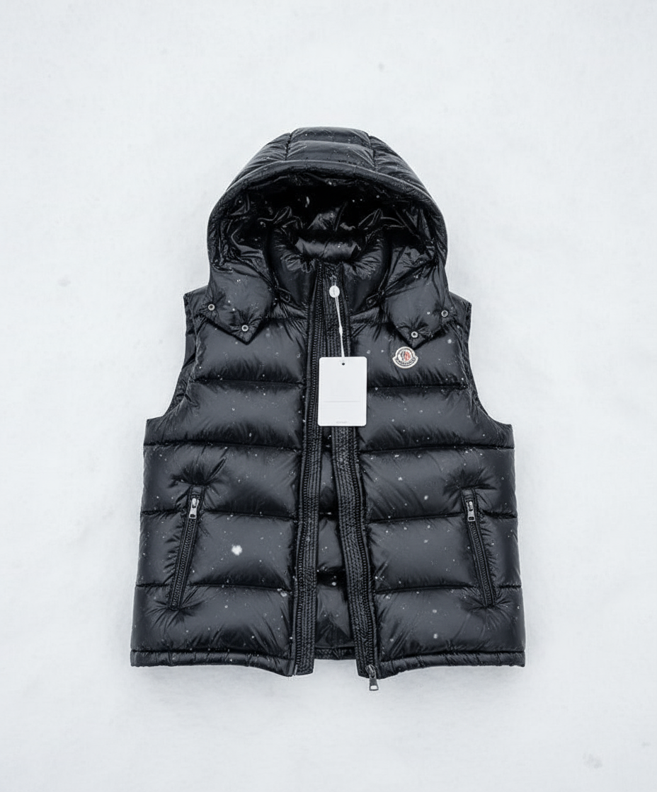 Vesta Lucioasă Neagră – Moncler
