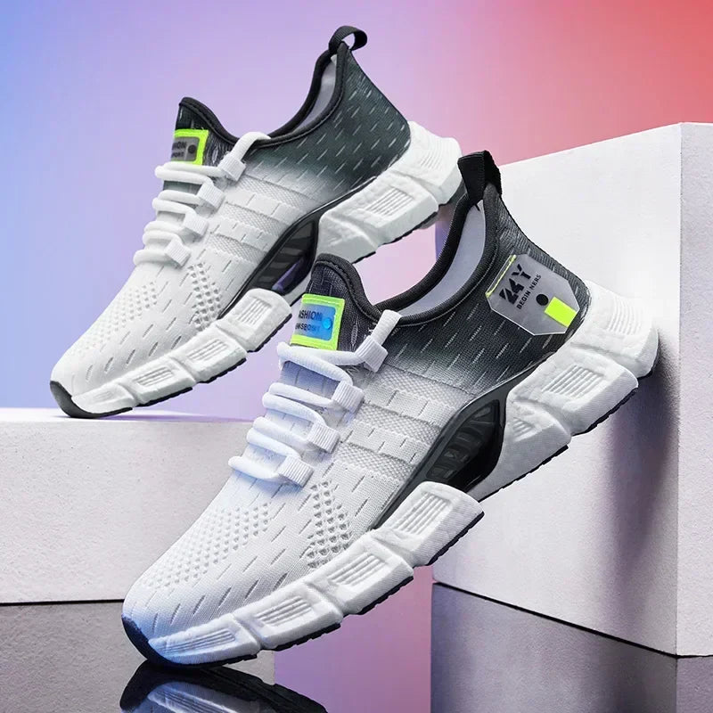 Pantofi ocazional pentru bărbați, ușori, de modă, pantofi de alergare, respirabili, pantofi de tenis, comozi, pantofi sport pentru jogging în aer liber