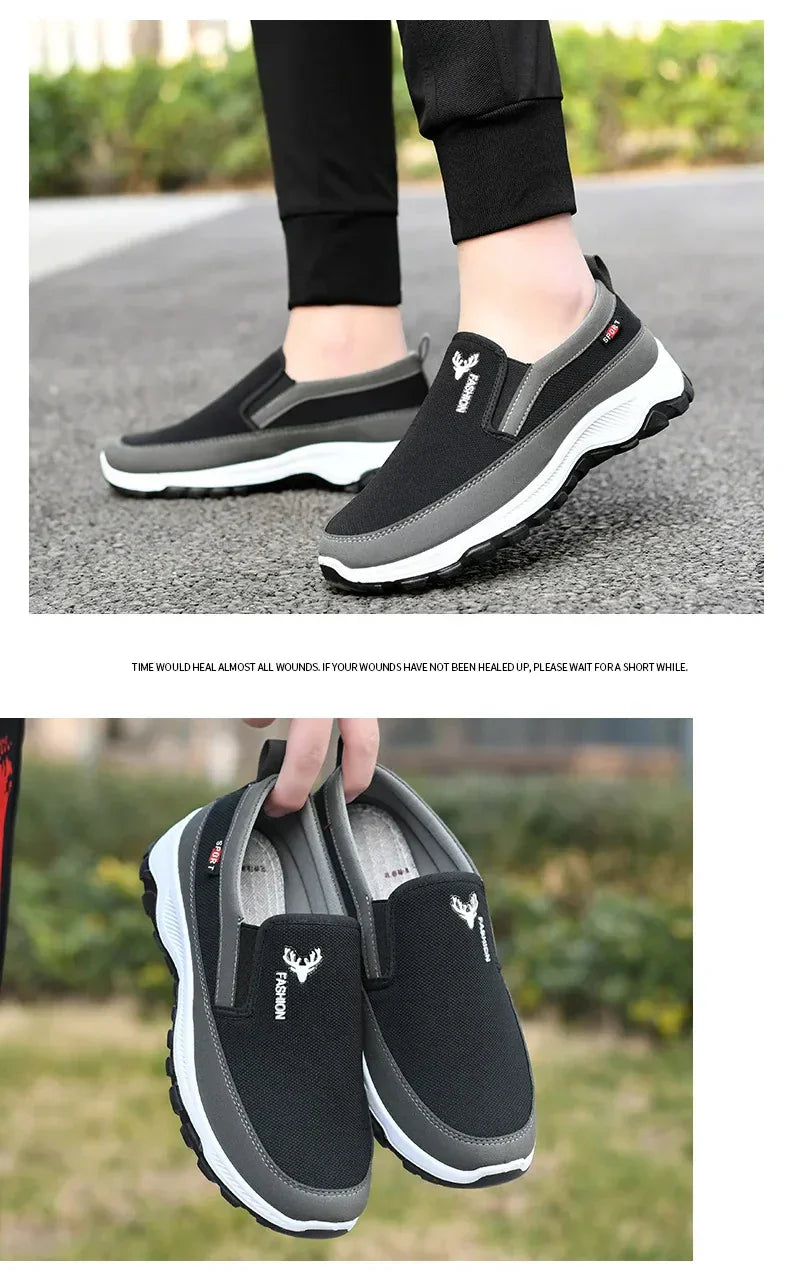 Men Casual Sneakers 2024 Spring New Lightweight Male Tennis Shoes Men Sneakers Soft Mesh Casual Shoes Outdoor Anti-Slip Shoes