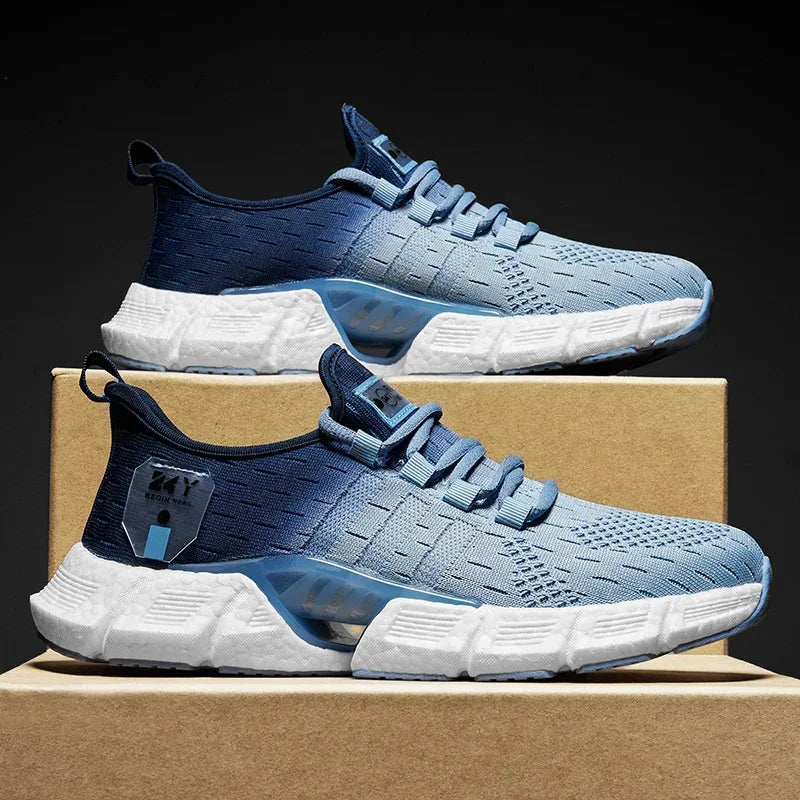Pantofi ocazional pentru bărbați, ușori, de modă, pantofi de alergare, respirabili, pantofi de tenis, comozi, pantofi sport pentru jogging în aer liber
