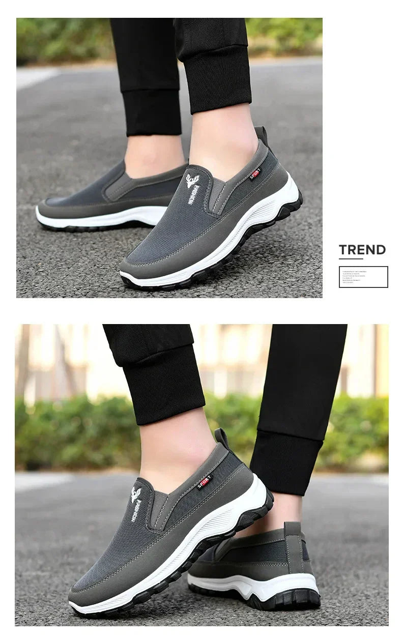 Men Casual Sneakers 2024 Spring New Lightweight Male Tennis Shoes Men Sneakers Soft Mesh Casual Shoes Outdoor Anti-Slip Shoes
