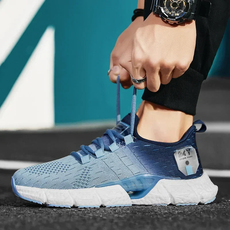 Pantofi ocazional pentru bărbați, ușori, de modă, pantofi de alergare, respirabili, pantofi de tenis, comozi, pantofi sport pentru jogging în aer liber