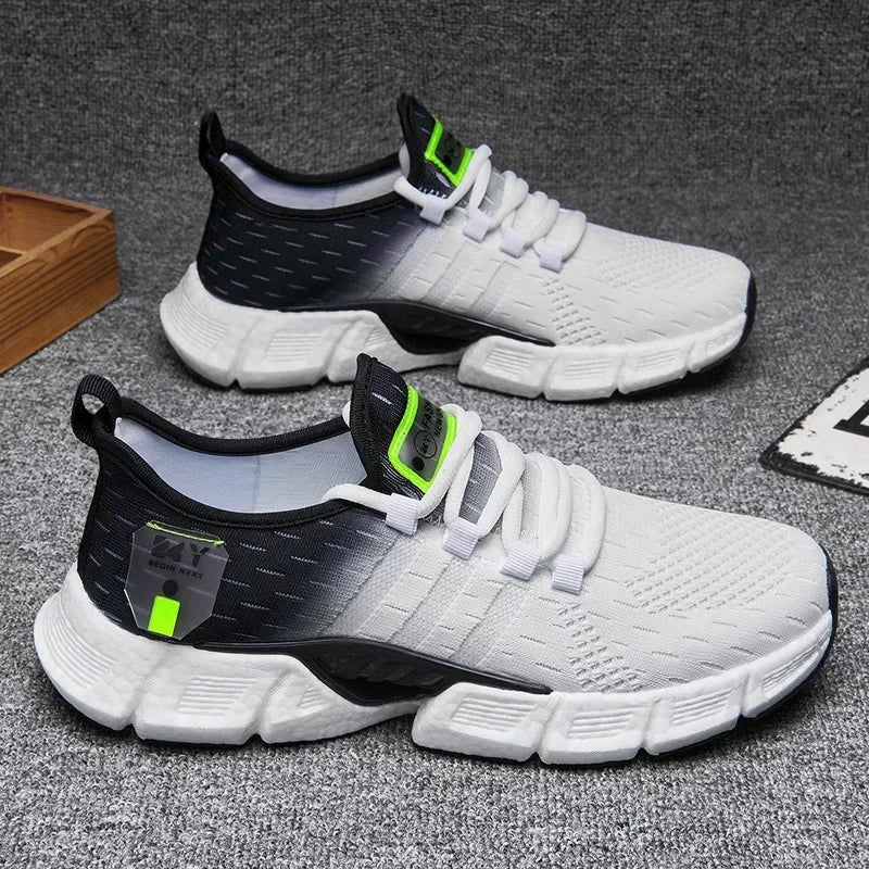 Pantofi ocazional pentru bărbați, ușori, de modă, pantofi de alergare, respirabili, pantofi de tenis, comozi, pantofi sport pentru jogging în aer liber