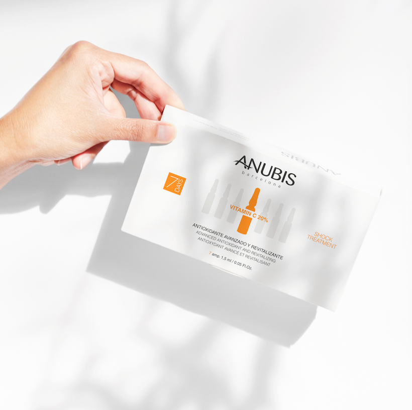 Tratament SOC 7 zile, anti-imbatranire si antioxidant - ANUBIS 7 Days Treatment Vitamin C 20%  7 fiole x 1,5 ml