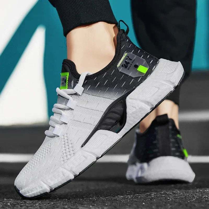 Pantofi ocazional pentru bărbați, ușori, de modă, pantofi de alergare, respirabili, pantofi de tenis, comozi, pantofi sport pentru jogging în aer liber