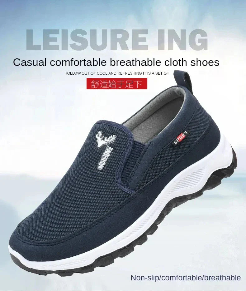 Men Casual Sneakers 2024 Spring New Lightweight Male Tennis Shoes Men Sneakers Soft Mesh Casual Shoes Outdoor Anti-Slip Shoes