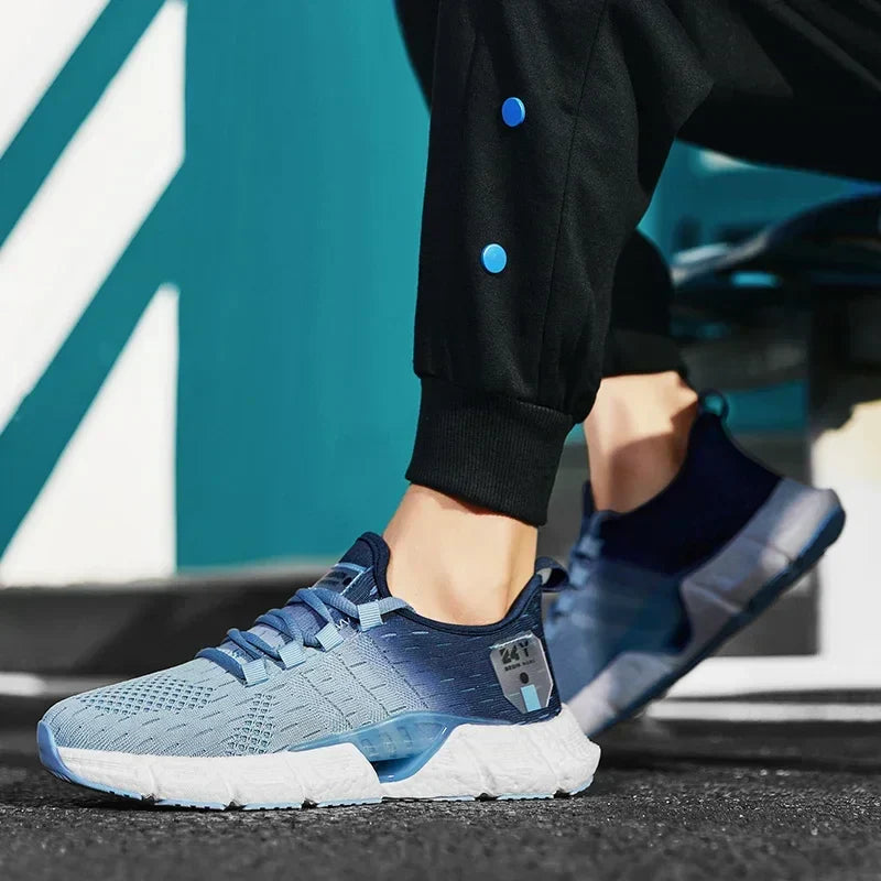 Pantofi ocazional pentru bărbați, ușori, de modă, pantofi de alergare, respirabili, pantofi de tenis, comozi, pantofi sport pentru jogging în aer liber