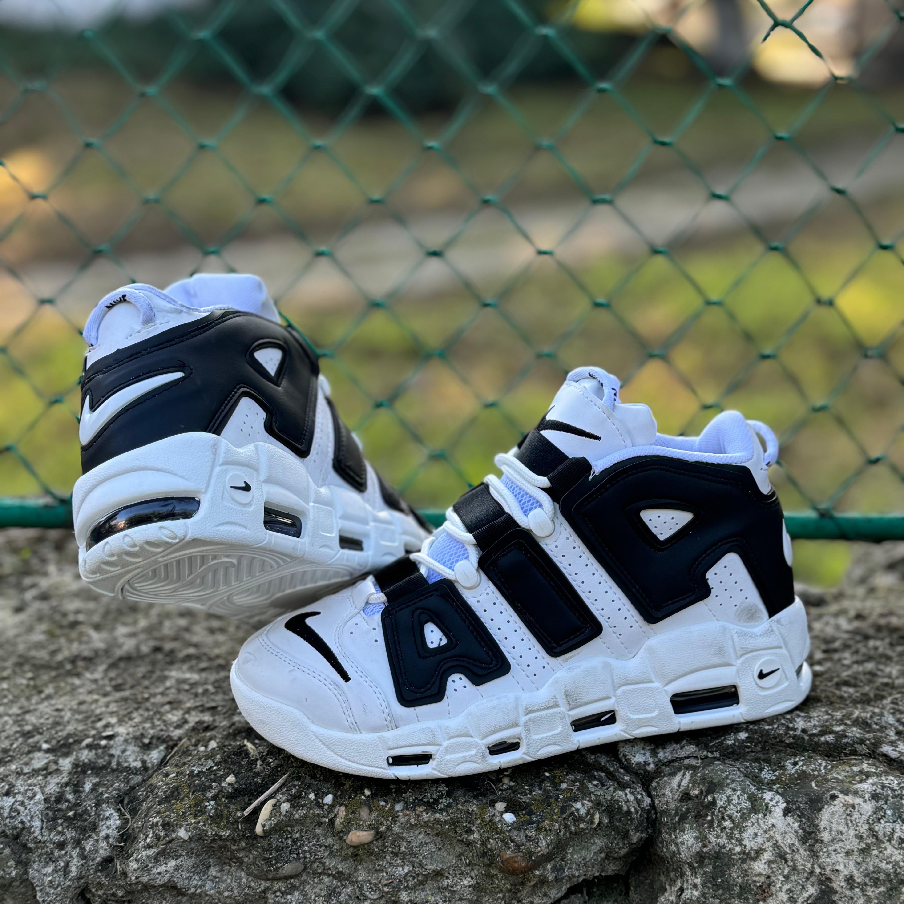 AIR MORE UPTEMPO Alb-Negru