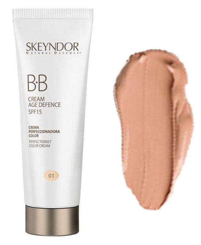 Crema coloranta antirid cu protectie - SKEYNDOR  B.B Cream Age Defence SPF 15 - Nuanta deschisa