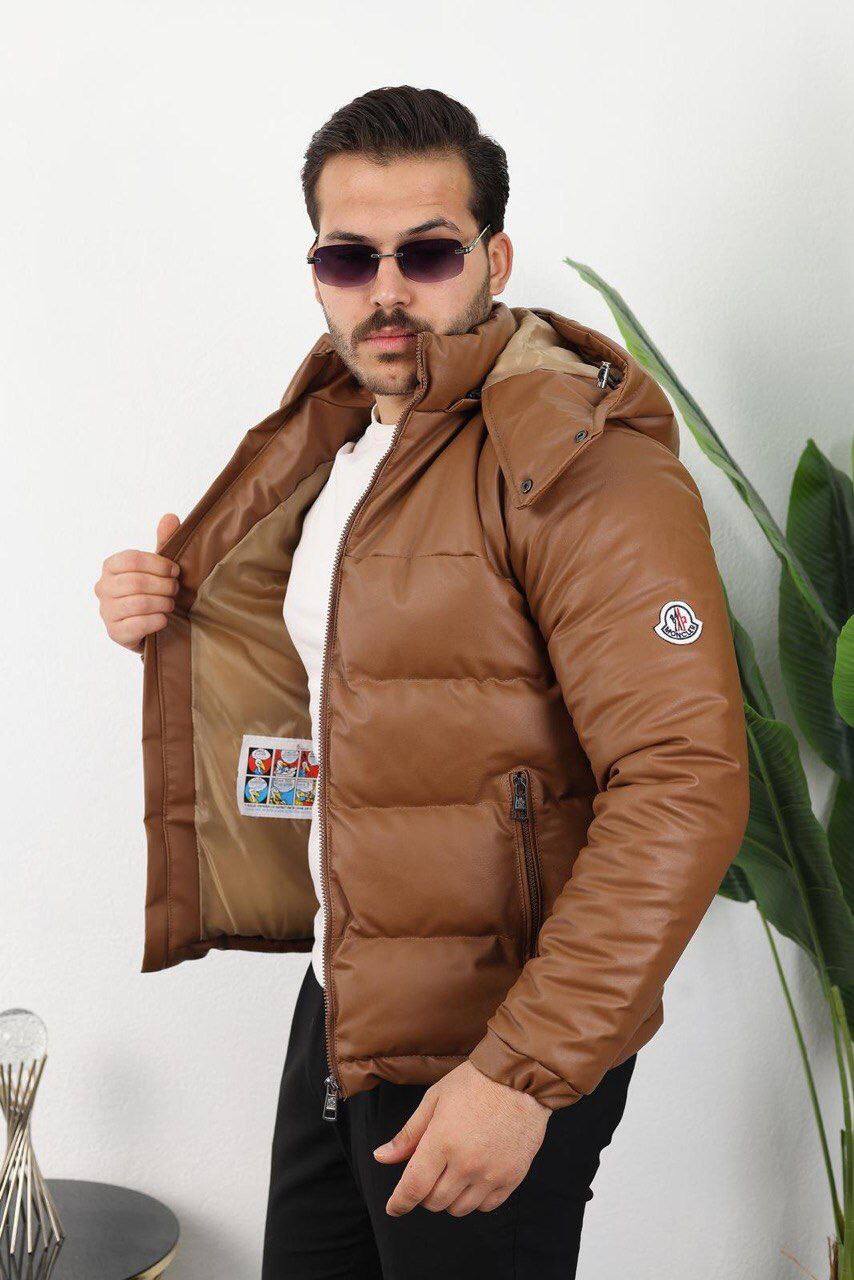 Geaca barbati Moncler Brown